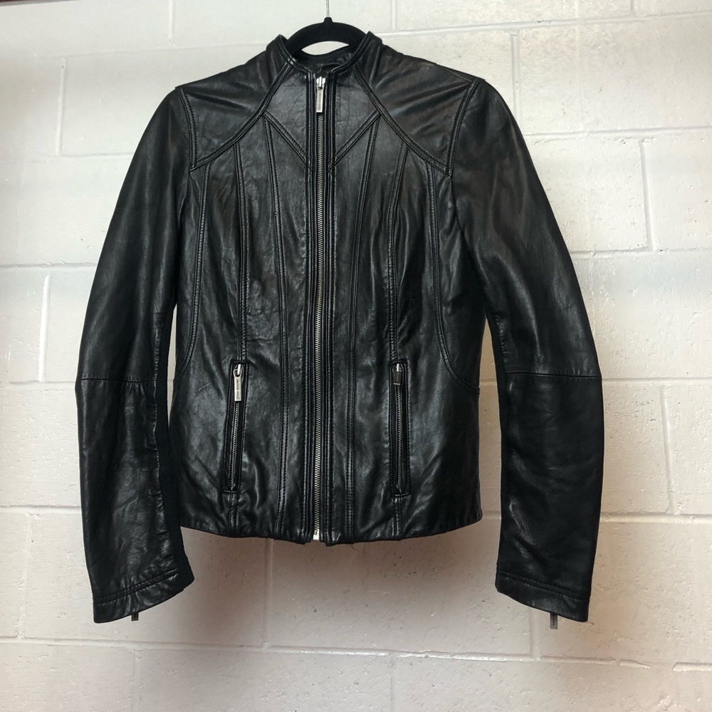 MICHAEL KORS LEATHER JACKET
